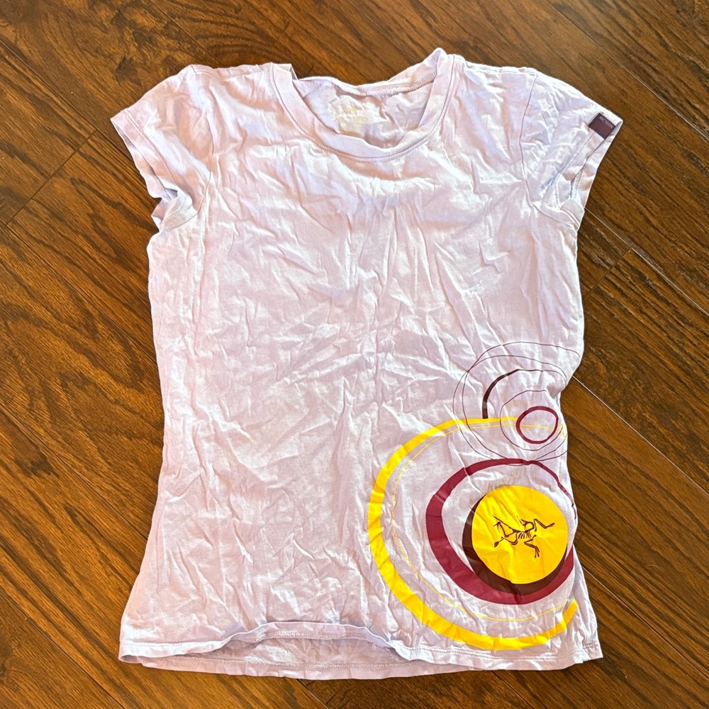 Arc'teryx Kids Tee with Yellow and Red Circles